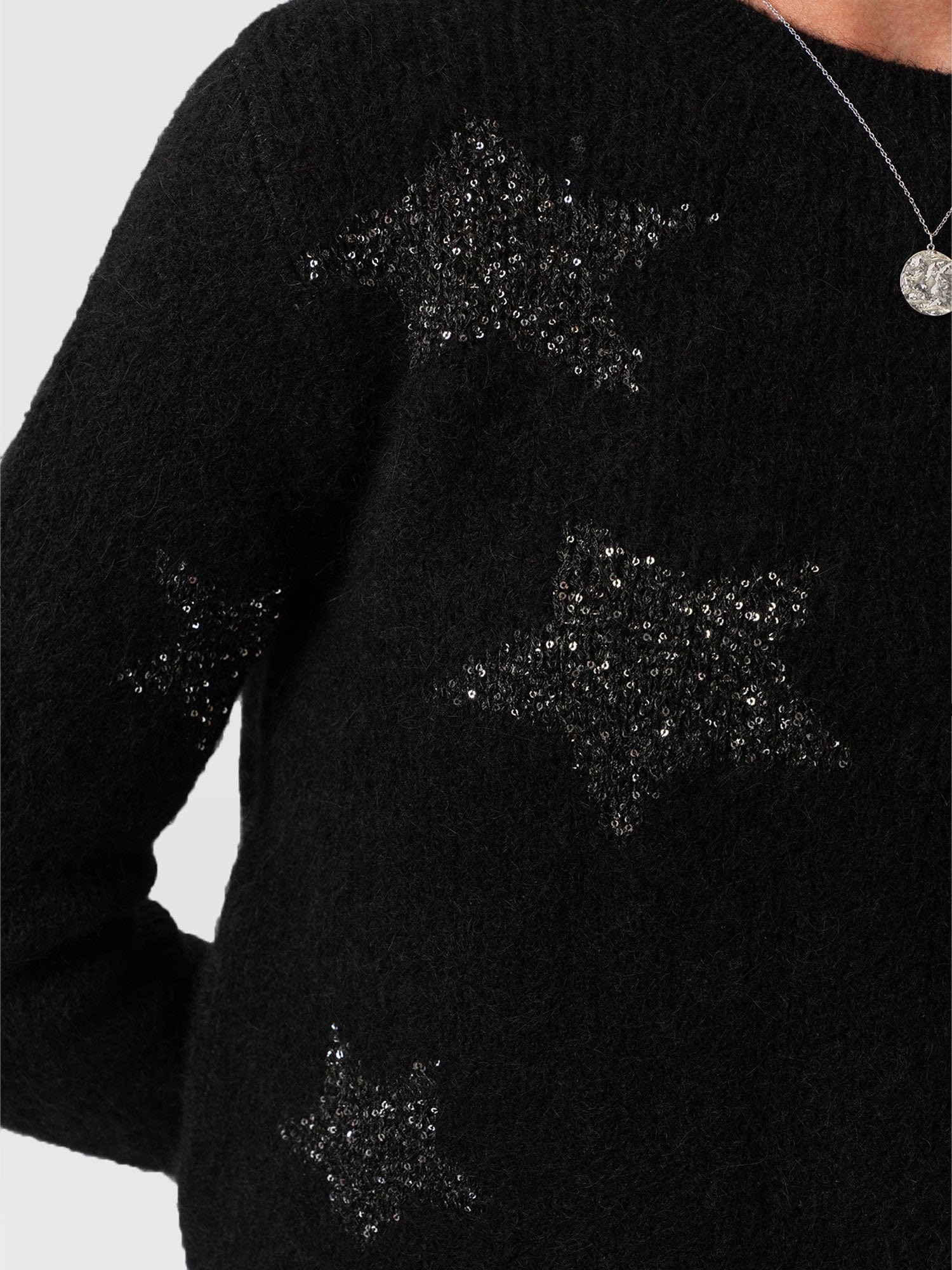 Indy Star Jumper - Black - Women's Jumpers | Saint + Sofia® USA